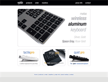 Tablet Screenshot of matias.ca