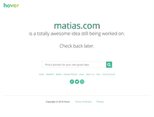 Tablet Screenshot of gustavo.matias.com